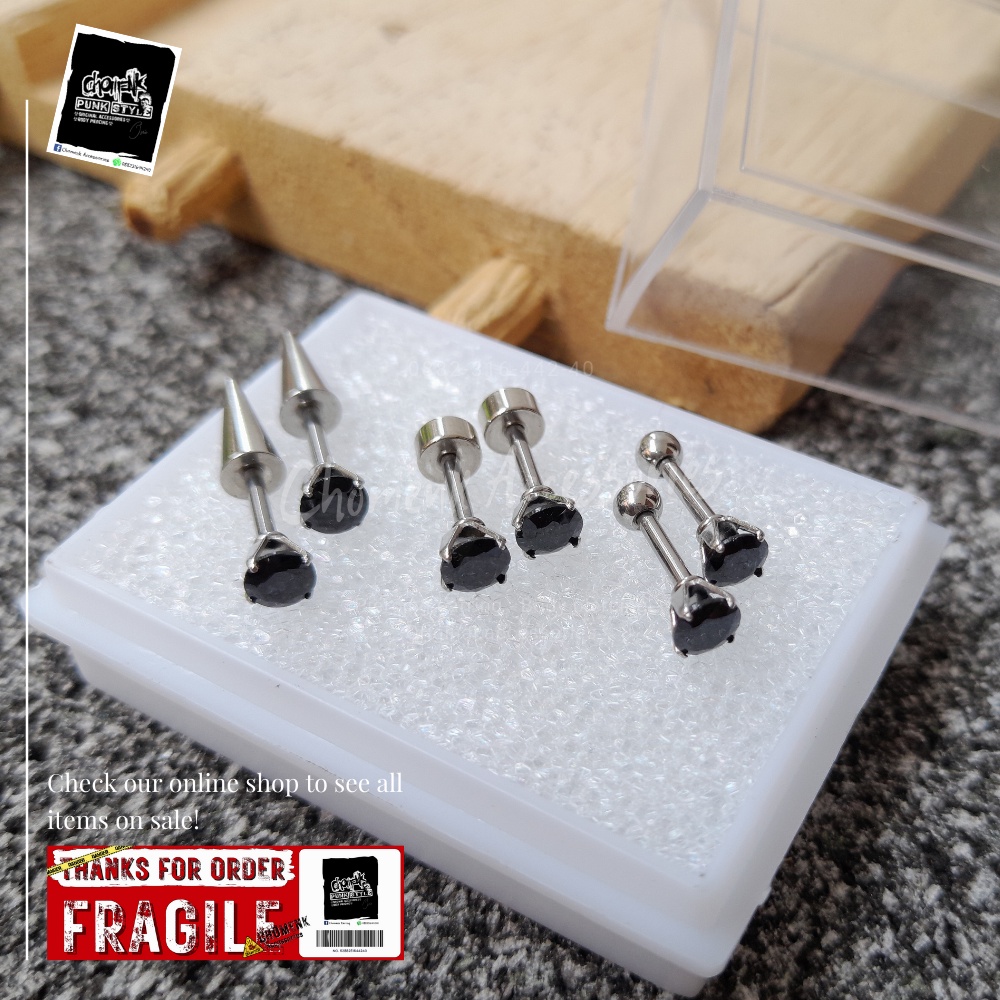 ANTING PERMATA ANTING DIAMOND ANTING ZICRON PERMATA BLACK DIAMON TITANIUM (1PCS) ANTING PERMATA ANTING DIAMOND ANTING ZICRON PERMATA BLACK DIAMON TITANANTING PERMATA ANTING DIAMOND ANTING ZICRON PERMATA BLACK DIAMON TITAN