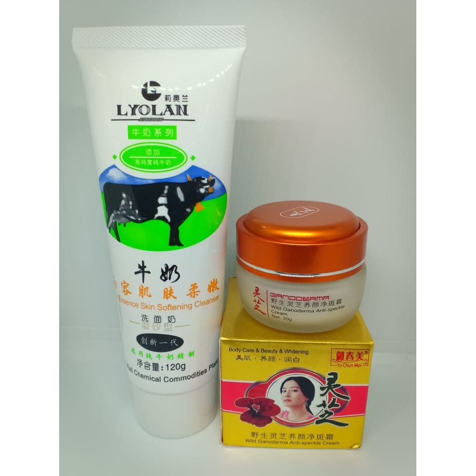 CREAM GANODERMA & GOLD MALAM + SABUN SAPI LYOLAN