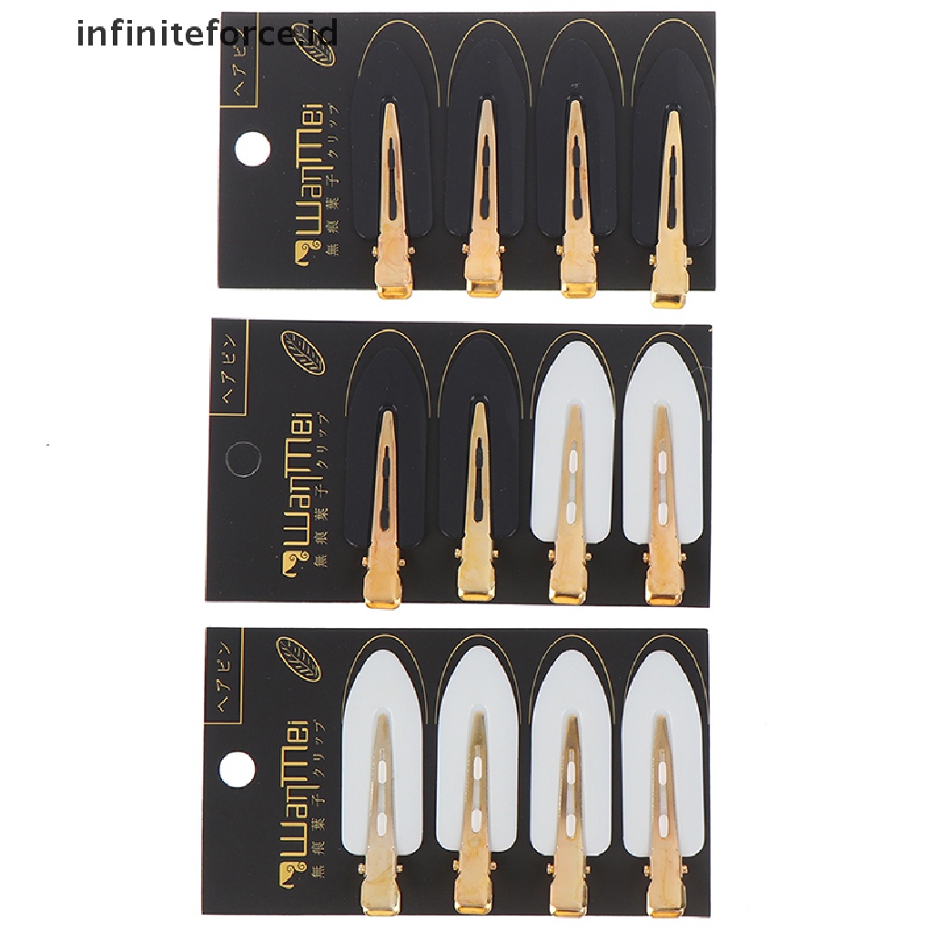 Infiniteforce.id 4pcs / Set Jepit Rambut Seamless Untuk Wanita