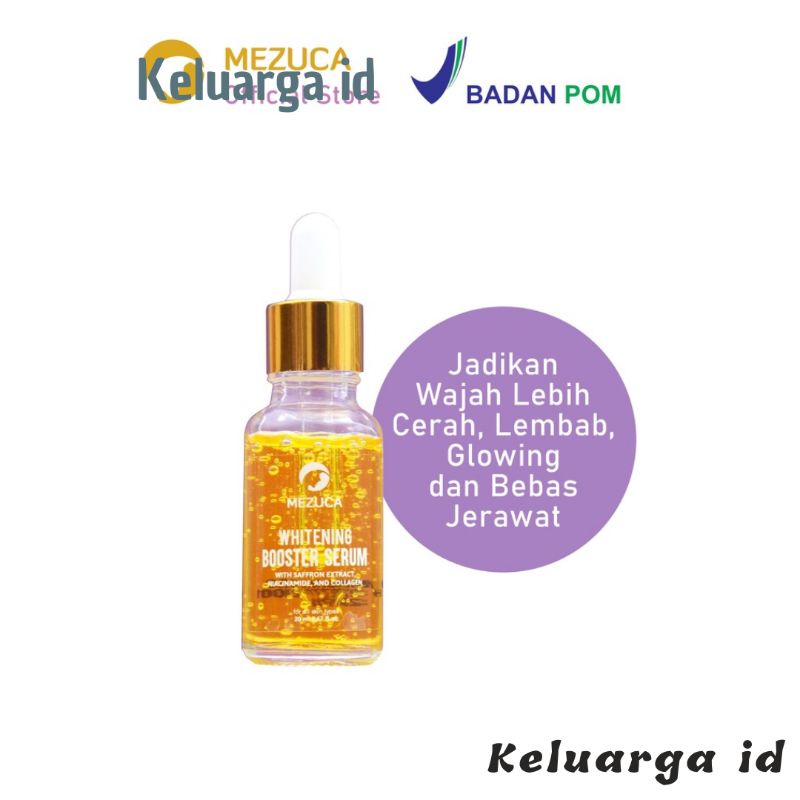 ❤ MEZUCA PAKET ❤ Kombo Hemat Facial Soap + Serum Saffron - Keluarga id