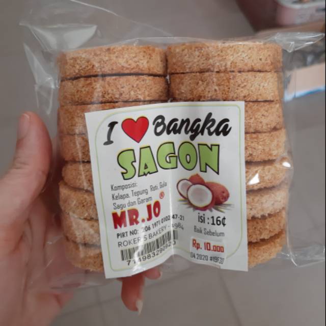 

Sagon kelapa khas bangka