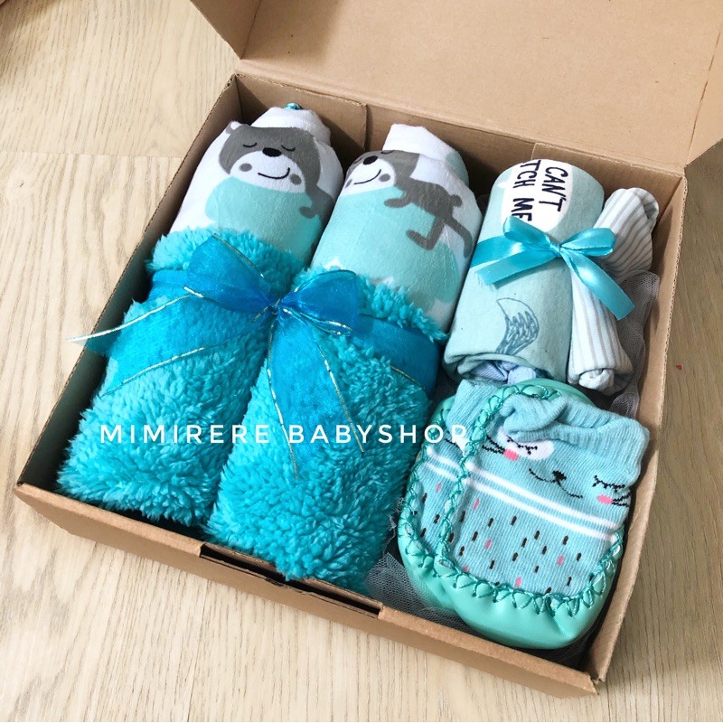 Mimirere Paket Kado Bayi Simple FREE GIFT CARD Elegant Murah Ekonomis