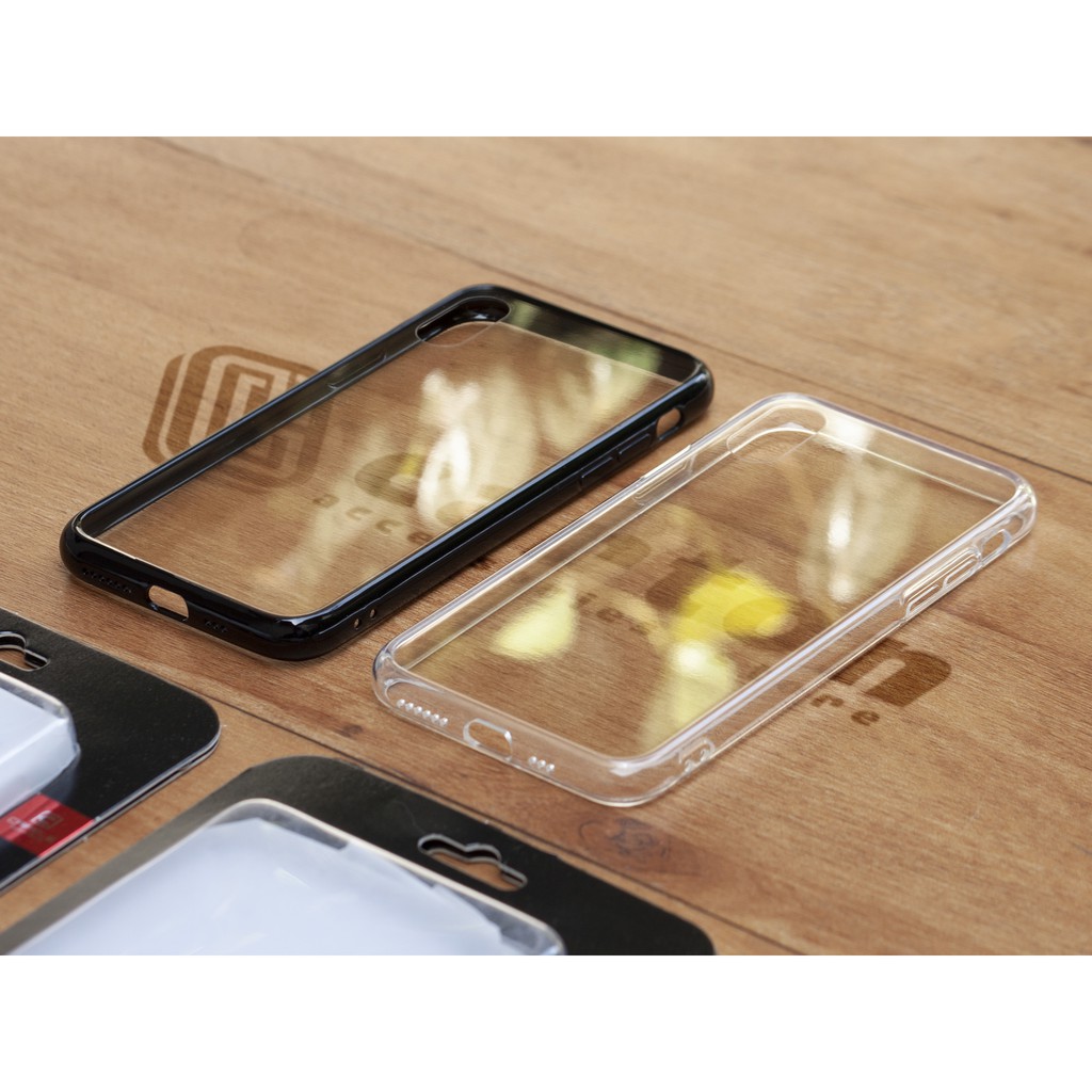 Anti kuning Cafele Case iPhone X iPhone XS iPhone XR iPhone XS Max TPU + Tempered Glass Casing