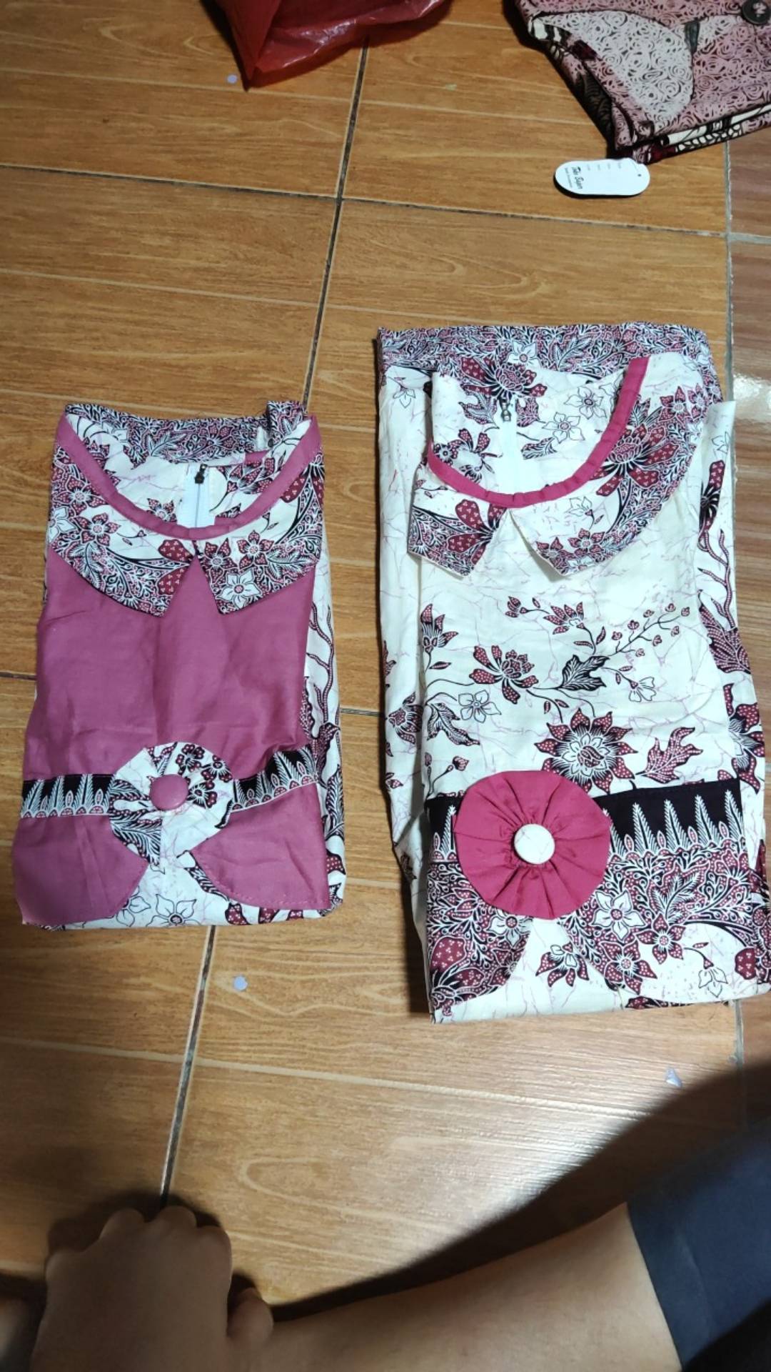 156 Pink Pasta Couple Batik Anak Laki & Perempuan