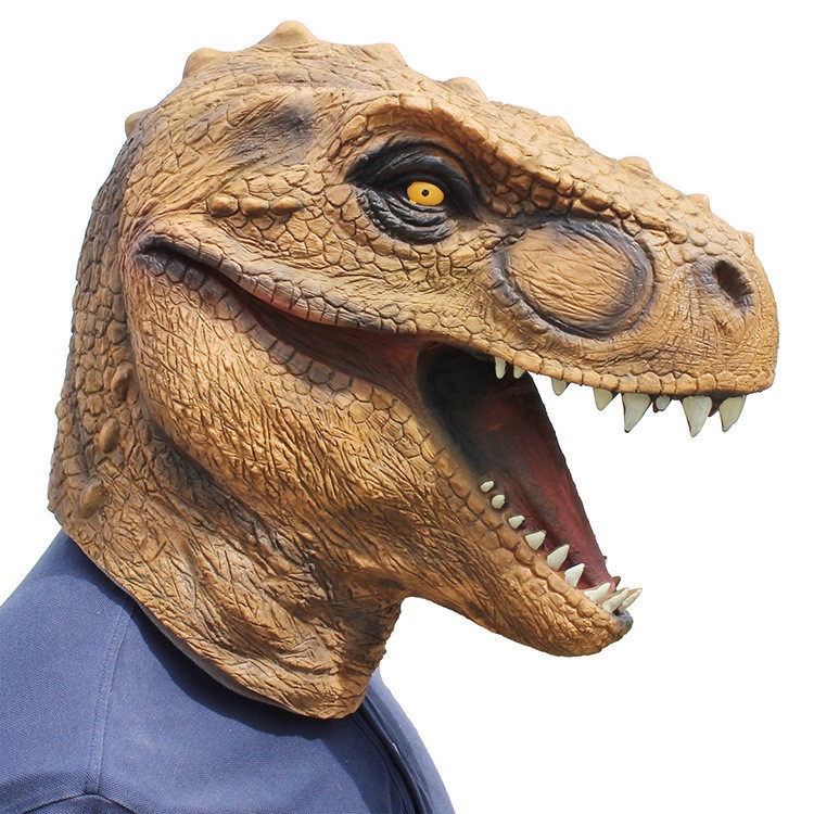 TOL-27 topeng latex karet godzilla kepala dinosaurus jurassic world halloween