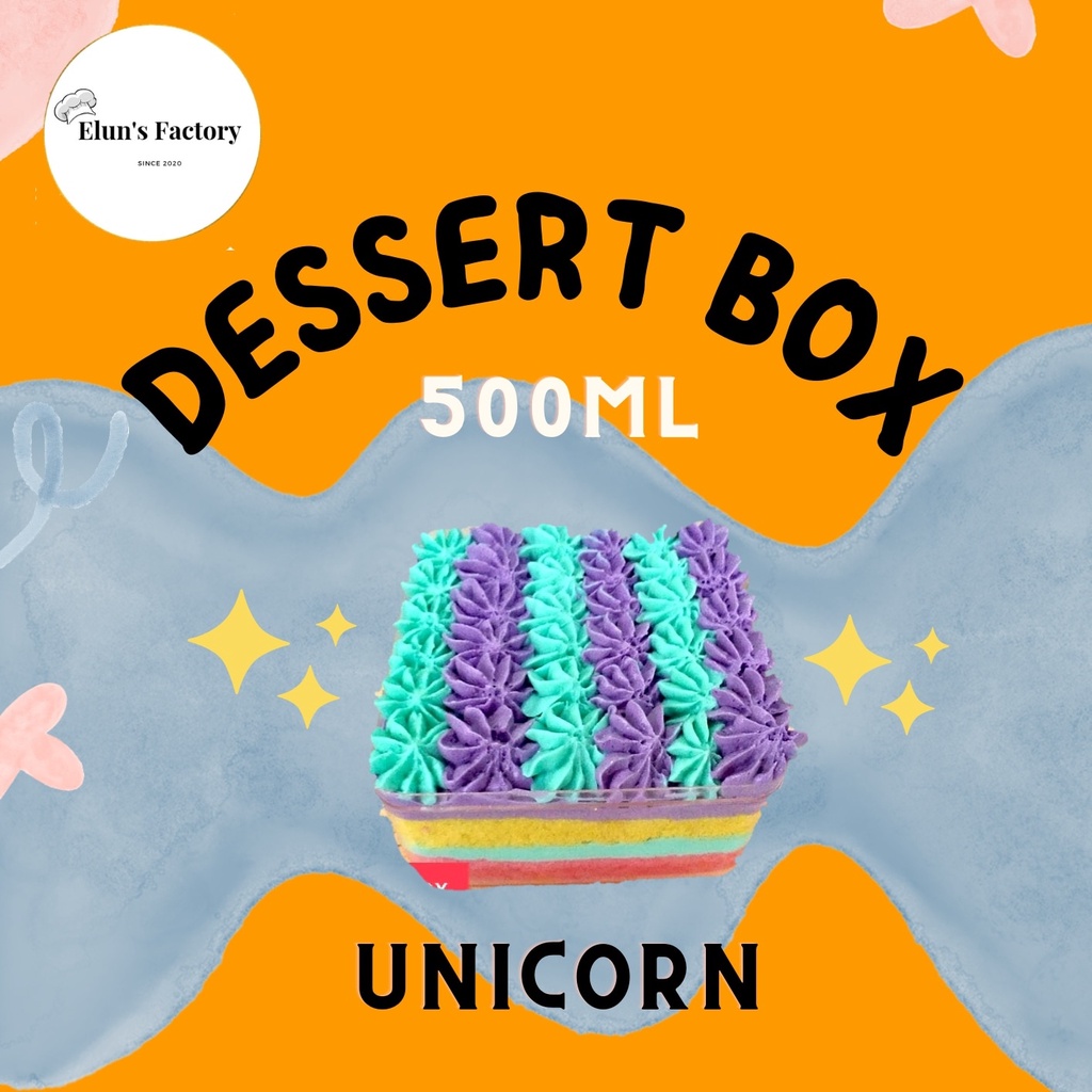 

[Dessert Box Viral 500ML ] Rasa Unicorn