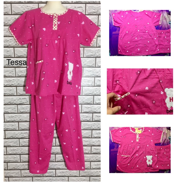 BAJU TIDUR CP TESSA - PIYAMA CP STANDAR TESSA