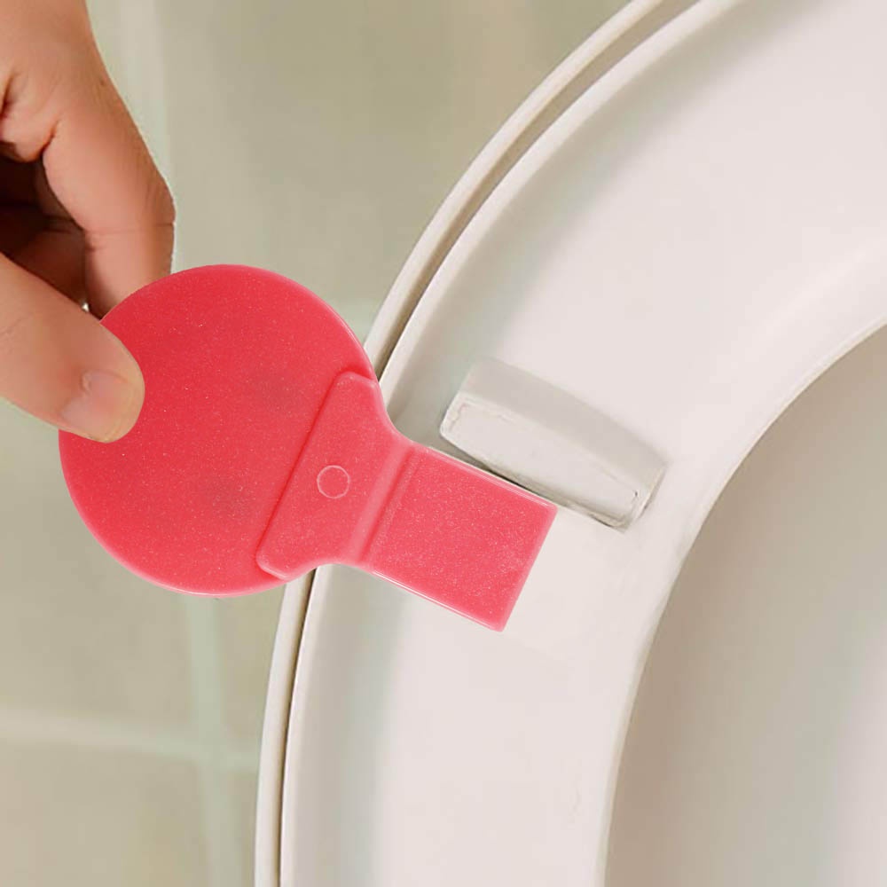 Toilet Lid Handle T103 Alat pengangkat tutup toilet duduk berbahan plastik RANDOM