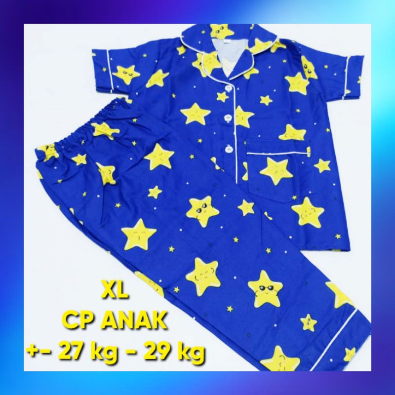 Baju tidur anak 1-12 tahun