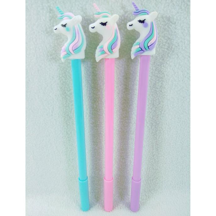 

Pulpen Unicorn / Gel Pen Kuda Ponny Souvenir Unik Pena Pegasus Lucu