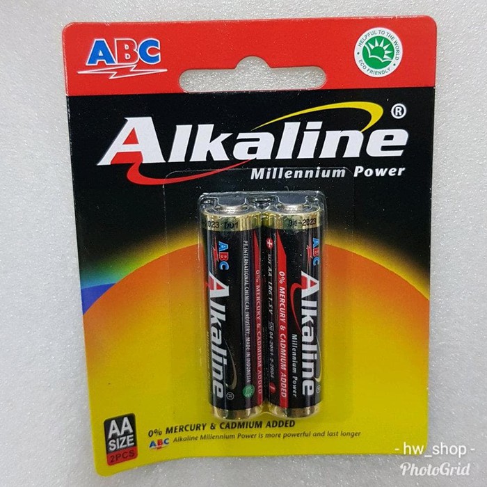 Baterai ABC Alkaline AA Original . Baterai ABC A2 Alkaline