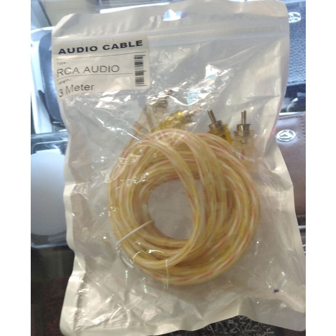 Kabel RCA (untuk pasang subwoofer audio mobil)