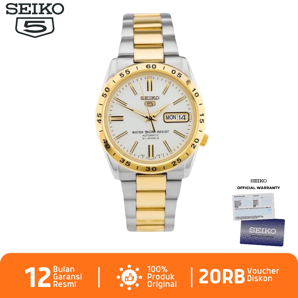 Seiko Pria SNKE04 Jam Tangan Pria Seiko 5 Automatic SNKE04K1 Stainless Steel Strap