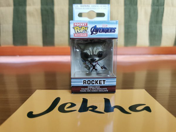 Funko Pocket Pop Keychain MARVEL AVENGERS ROCKET Gantungan Kunci