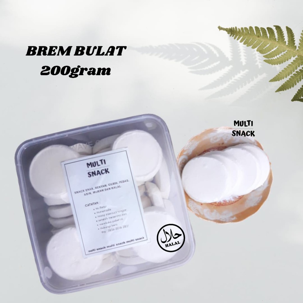 

SNACK CEMILAN JAJANAN BREM BULAT GURIH DAN MANIS SNACK ECERAN KILOAN SEMARANG