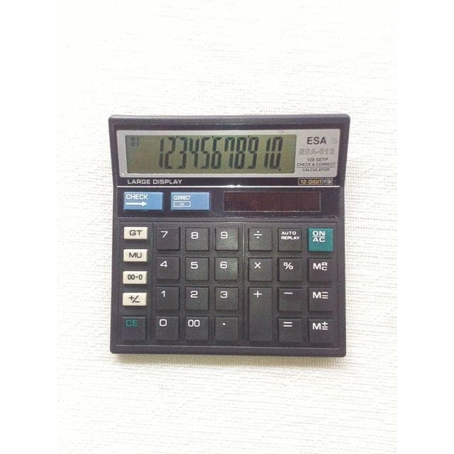 

Kalkulator Citizen - Kalkulator Meja - Kalkulator Ilmiah Kalkulator Kw - 512 ( Mirip Citizen Ct-512