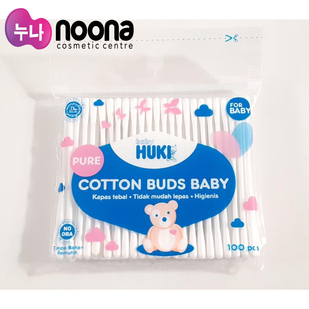 HUKI COTTON BUDS FOR BABY ISI 100PCS