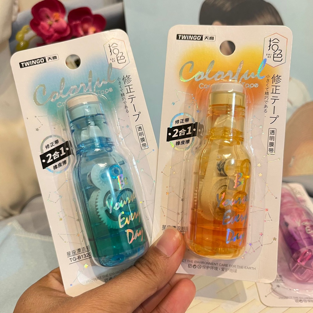 

TIPE X SPARKLING BOTTLE CORRECTION TAPE LUCU UNIK MURAH READY BERKUALITAS COD GROSIR PREMIUM