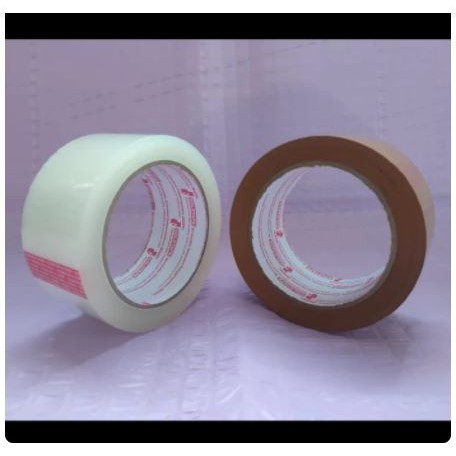 

Lakban / Selotip Delman 200gr/roll, 100 yard, 2 inch