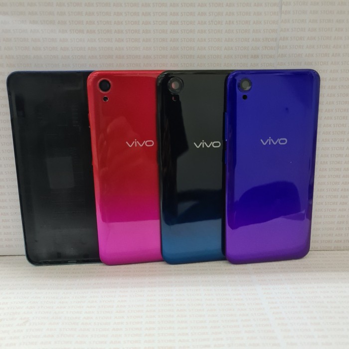 Backdoor Backcover Tutup belakang Back Casing Kesing VIVO Y91c - Aurora Red