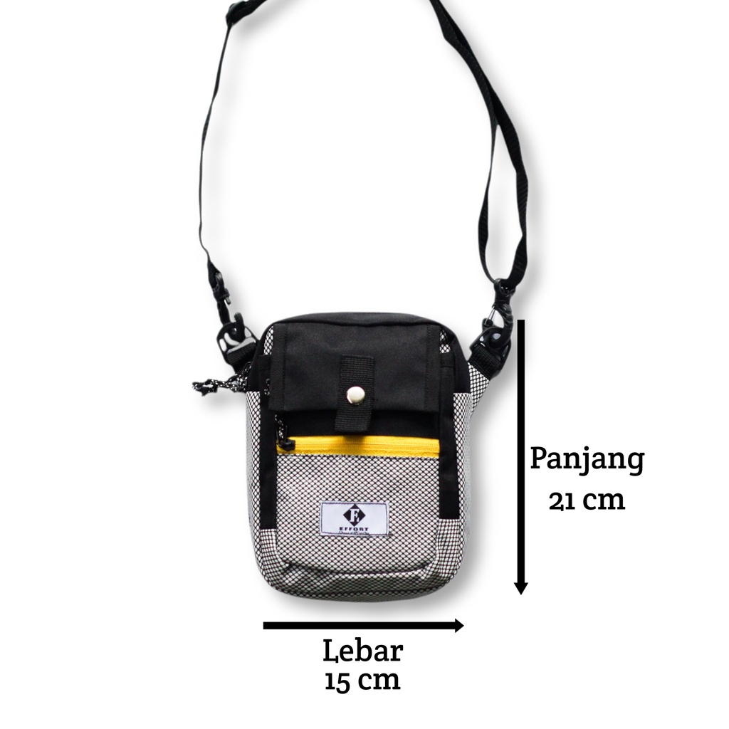 Sling Bag - Flaspack Effort - Tas Selempang Pria - Tas Cowok Cewek