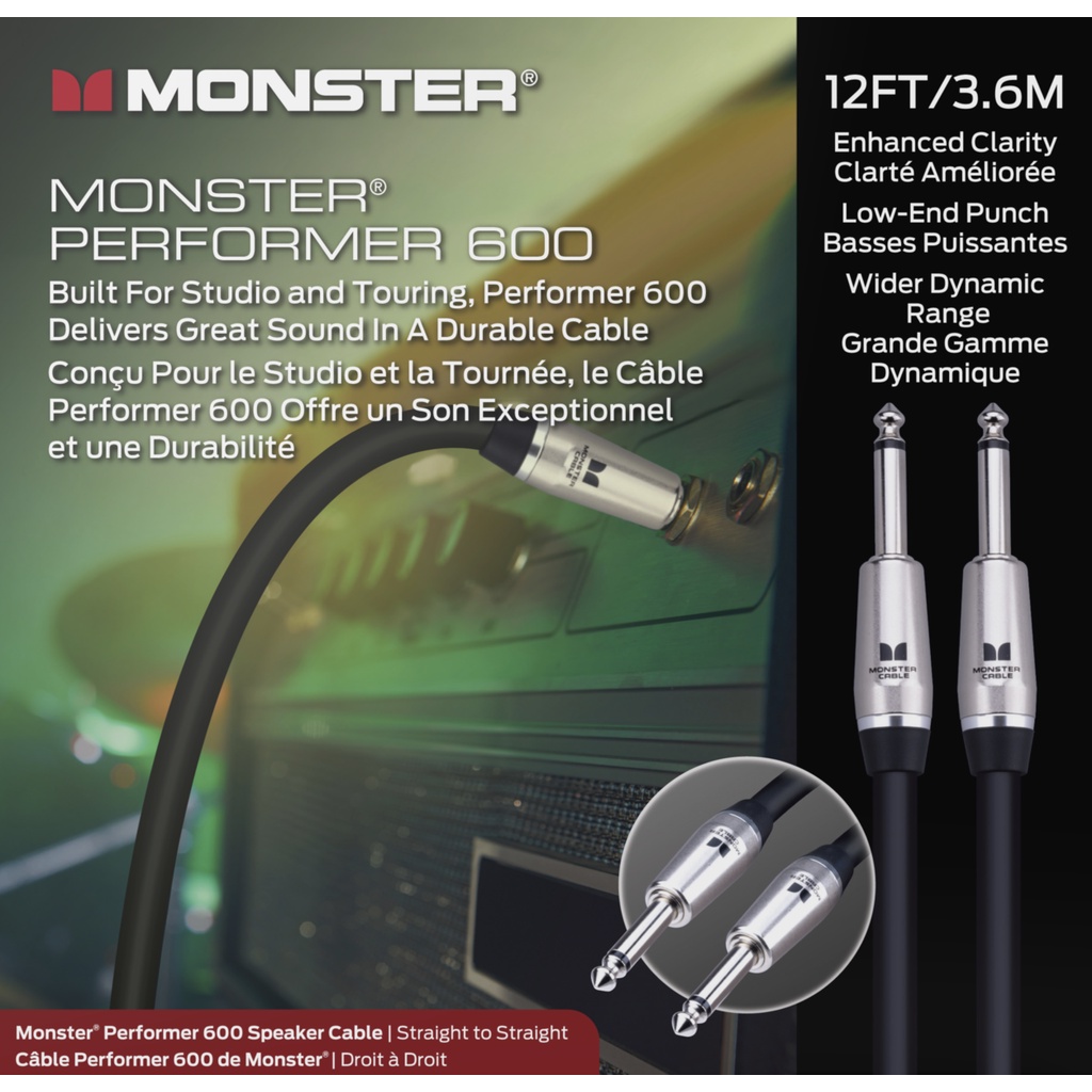 Monster Prolink Performer 600 12 ft Speaker Cable