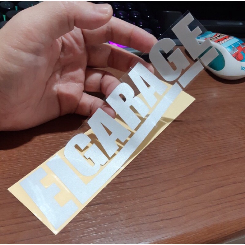 stiker cutting ELGARAGE stiker mobil