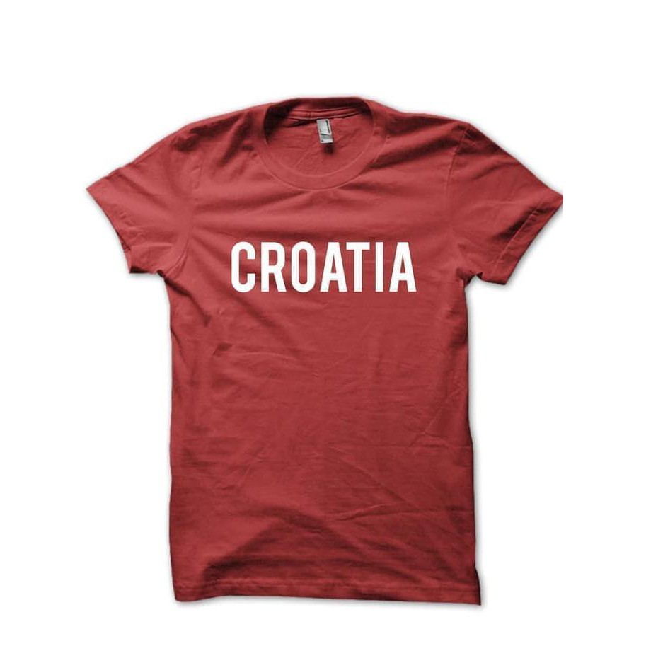 Sale Kaos Tshirt Baju Combed 30S Distro Croatia Kroasia Home World Cup 2018 Terbaru