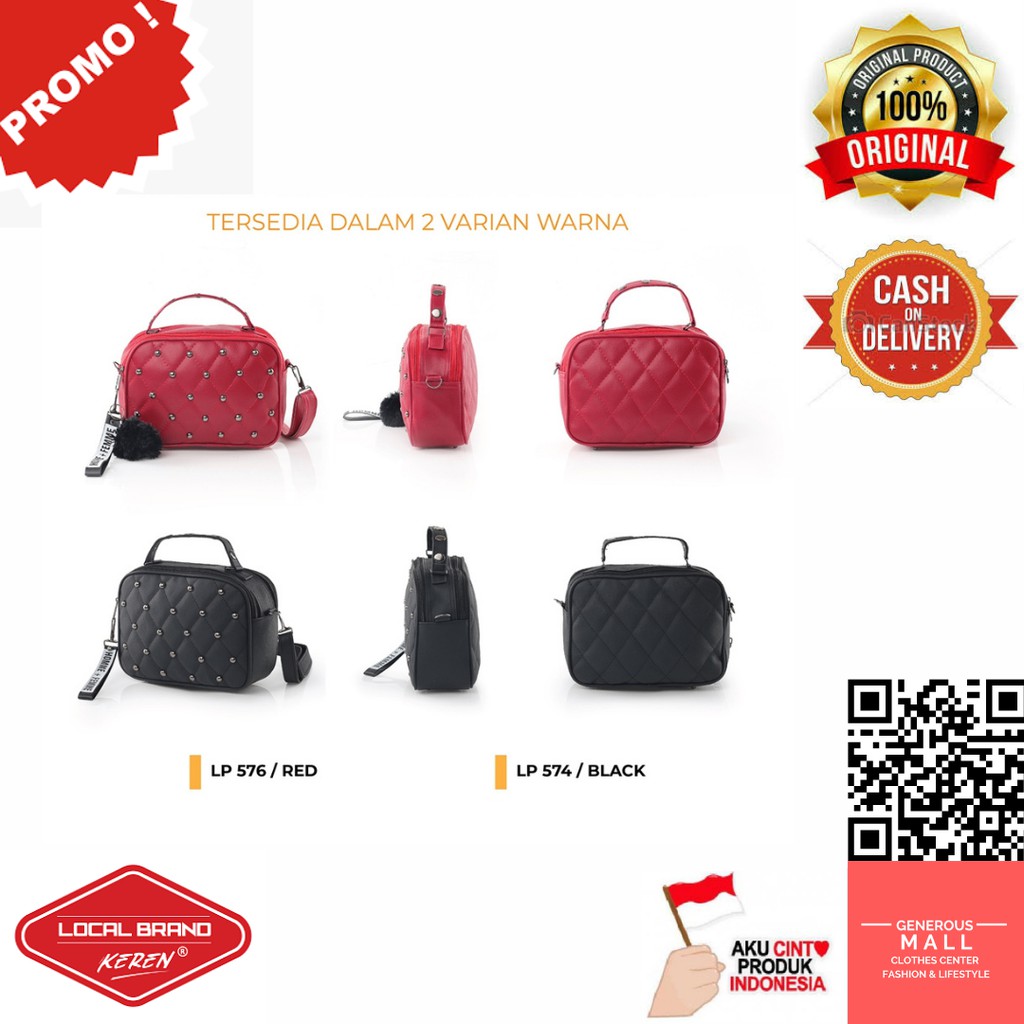 Tas Salempang/Tas Jinjing Wanita LP 574 Brand Lokal Original Murah