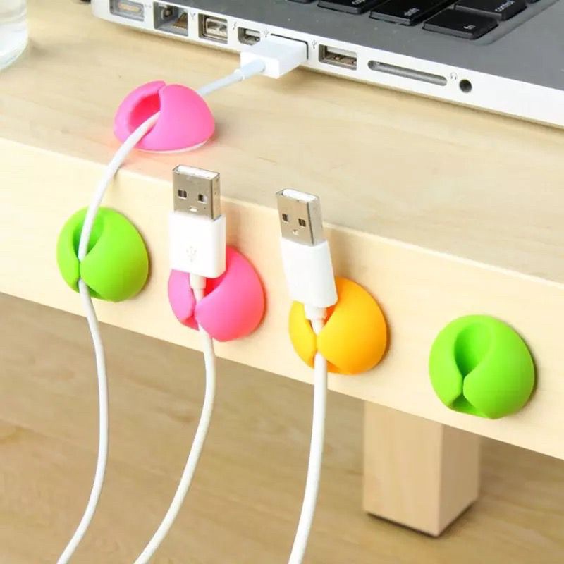 CLIP CABLE / PENGIKAT PERAPI KABEL MODEL KLIP / CABLE ORGANIZER MANAGEMENT CLIP SYSTEM SILICONE JRW0004