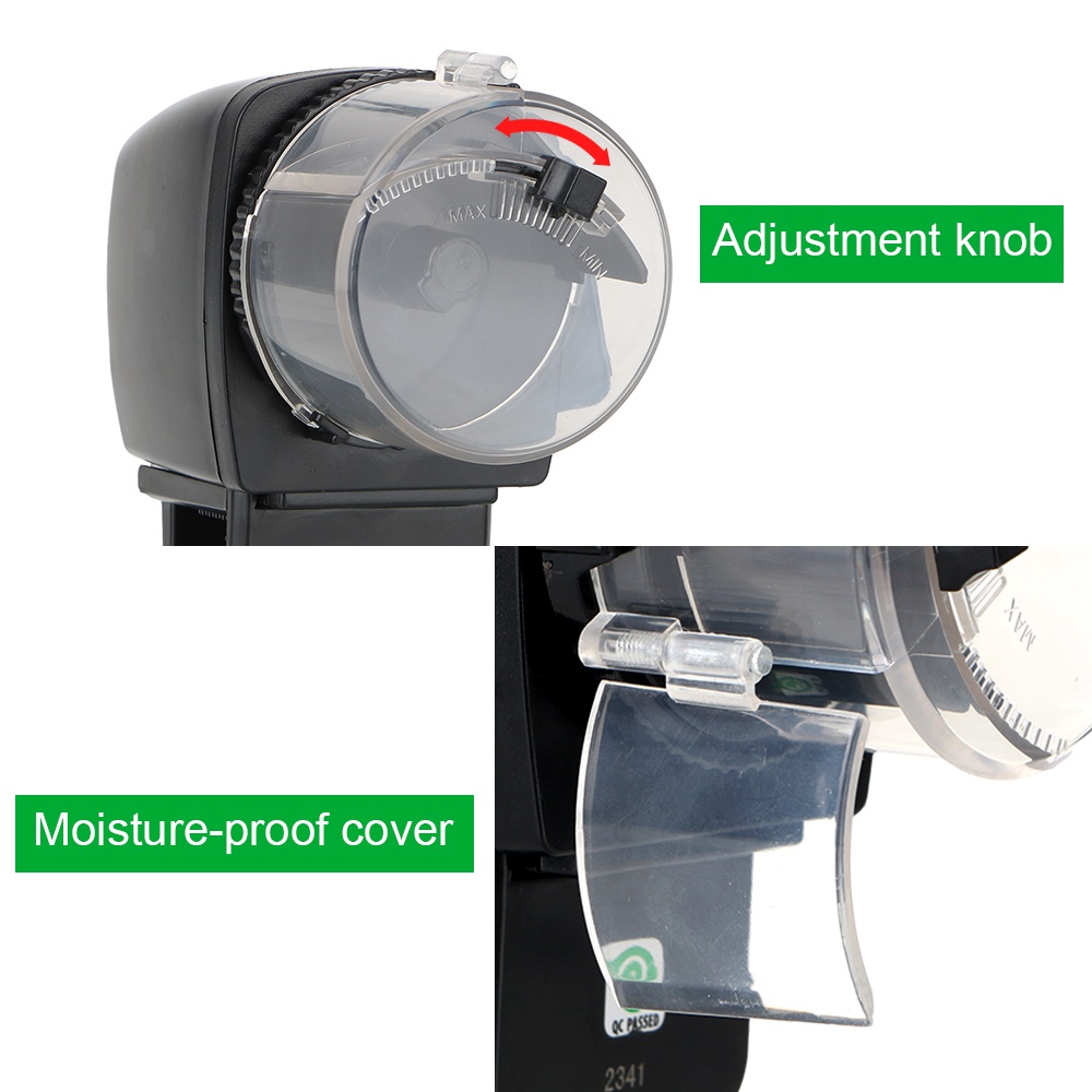 Auto Feeder Fish Food Timer Aquarium Pakan Otomatis AF-2003 /AF-2009D Digital LCD Display Fish Food Depenser RESUN