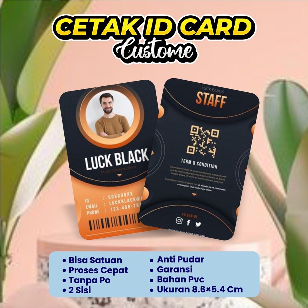 

Custom Cetak Id Card Photocard Pelajar/Sekolah/Karyawan/Anggota/Komunitas/Pns/Pln