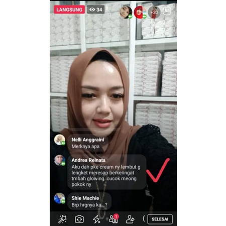 GLOWING BPOM NENSHA BEAUTY ORIGINAL