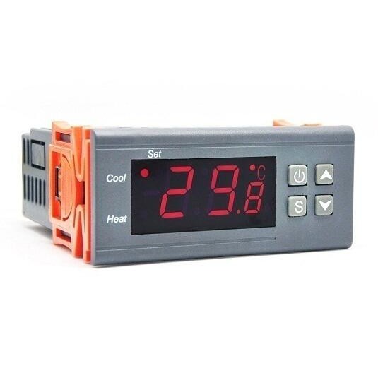 2 RELAY AC 220V Digital Thermostat Thermometer Temperature Controller