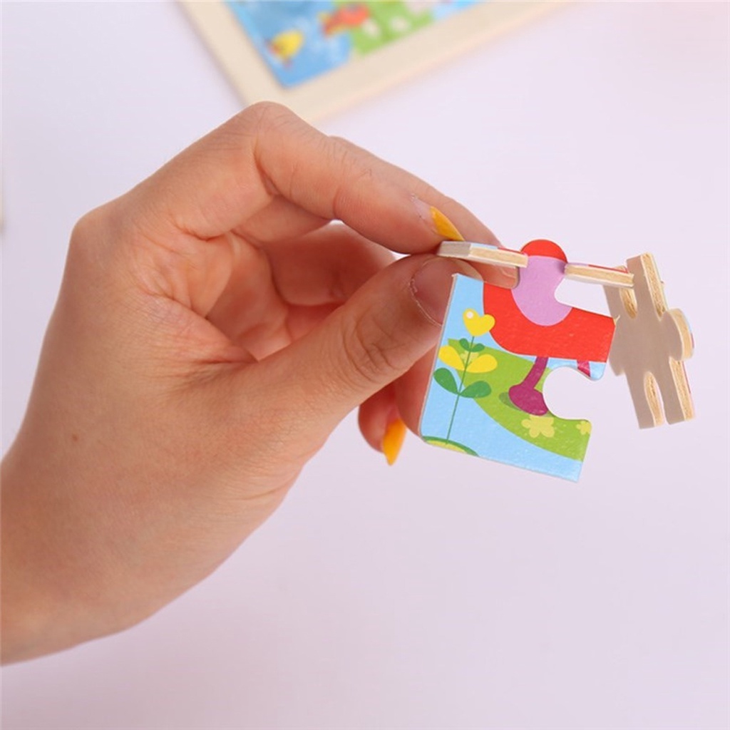 BRGUNIK Mini Wooden Puzzle / Mainan Kayu / Puzzle Anak/ Jigsaw Puzzle/ Puzzle Mini 11cm T002