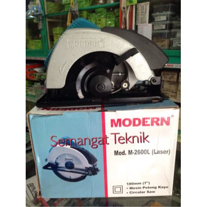 M2600L MESIN BELAH POTONG KAYU CIRCULAR SAW LASER MODERN M-2600L