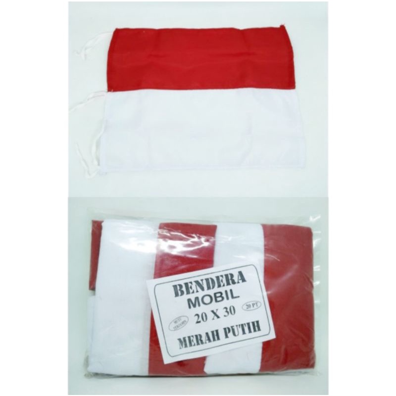 Bendera Merah Putih 20x30 Bendera Mobil