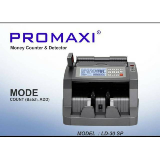 PROMAXI LD-30SP ORIGINAL / Money Counter / Mesin Hitung Penghitung Uang LD30SP