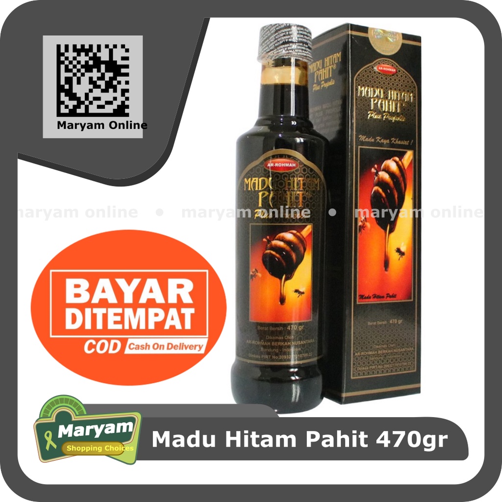 

Madu Hitam Pahit Plus Propolis Ar Rohmah