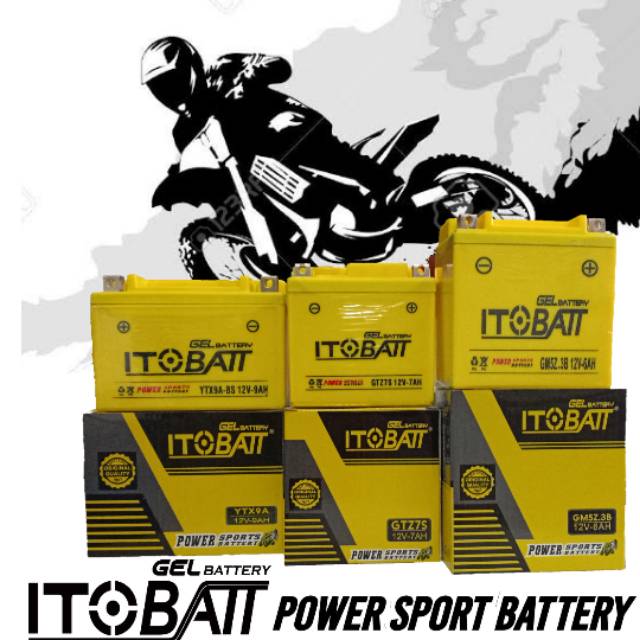 ITOBATT GEL BATTERY / AKI ITOBATT