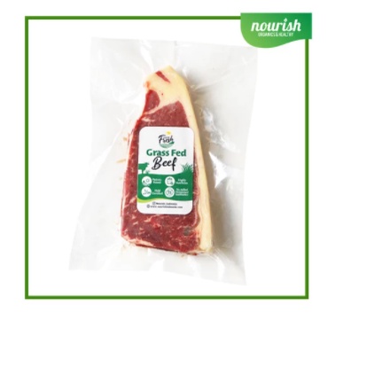 

Grass Fed Striploin PR Steak (Daging Grassfed Halal) Frozen 200 gr