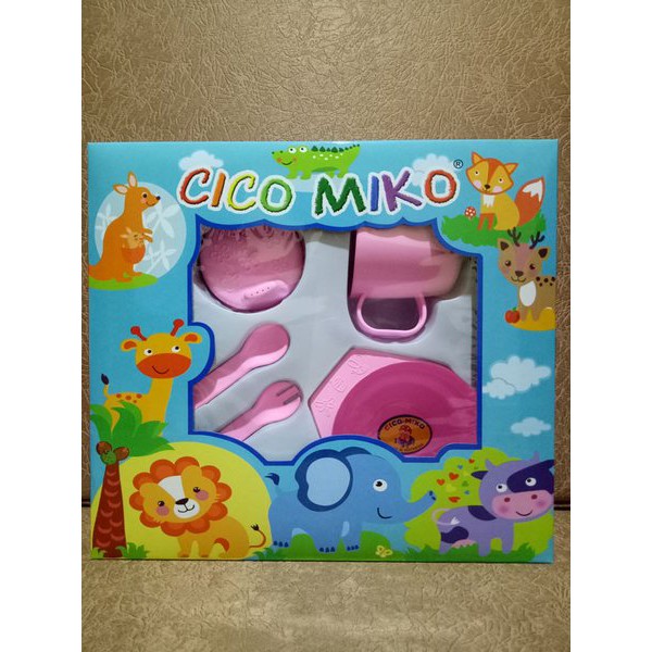 FEEDING SET CICO MIKO SMALL-TEMPAT MAKAN BAYI-KADO BAYI BARU LAHIR