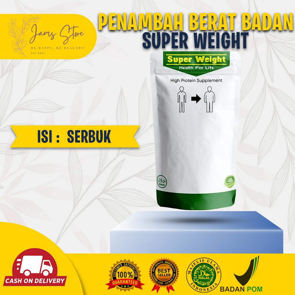 

SUPER WEIGHT SUSU - Suplemen Penambah Berat Badan Tanpa Efek Samping / penambah berat badan pria