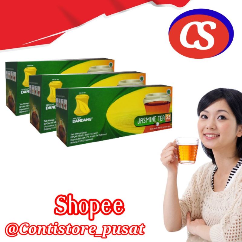 

Teh Dandang Celup Jasmine Tea isi 25 Pcs Kantong Celup