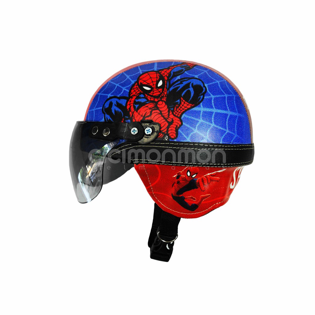 SUPER Helm Anak Retro Spiderman