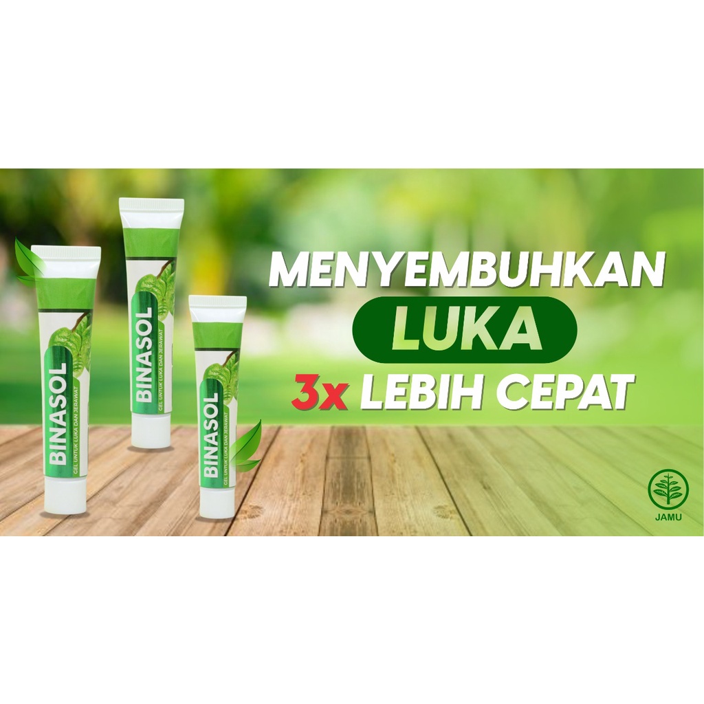 BINASOL Gel Obat Luka Diabetes Luka Bakar Luka Nanah Luka Basah Jerawat Dan Obat Kulit