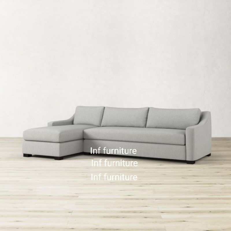 sofa L mininimalis sofa ruang tv ruang keluarga modern mewah