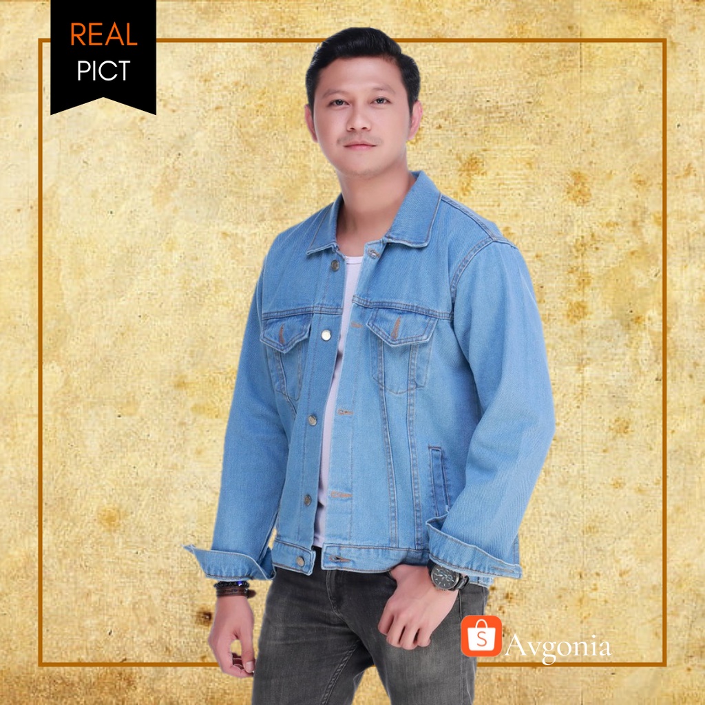 Jaket Denim Pria Jeket Jacket Jeans Pria Distro Terbaru