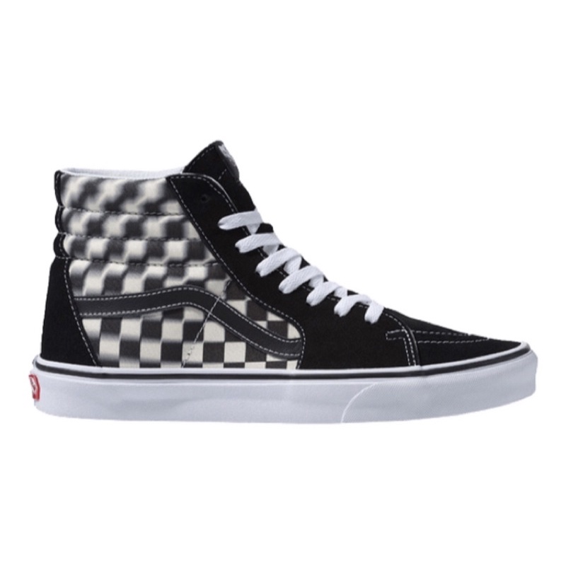 Vans Sk8 Hi Classic Checkerboard Blur - 100% Original / RESMI