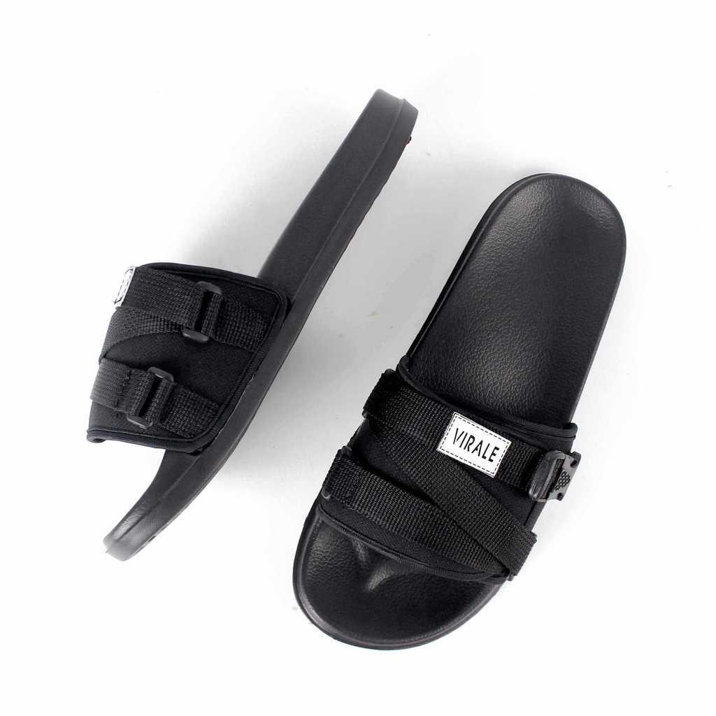 Sandal Slide Pria Wanita Kekinian Trendy Model Baru SWH PL 01